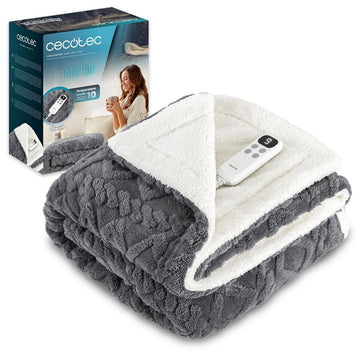 Electric Blanket Cecotec HeatConfort Luma 115 W Grey 160 x 130 cm