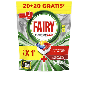Dishwasher lozenges Fairy FAIRY PLATINUM PLUS Lemon (40 Units)