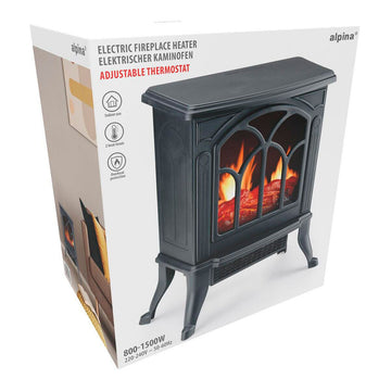 Electric Stove Heater Alpina 800-1500 W 37,3 x 23 x 44 cm