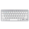 Keyboard Trust White Silver Spanish Qwerty