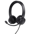 Headphones with Microphone Trust HS-260 Black