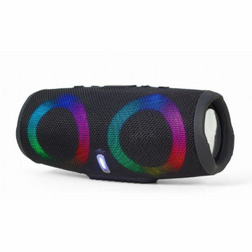 Portable Bluetooth Speakers GEMBIRD SPK-BT-LED-02 Black 5 W 10 W