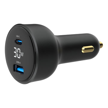 Car Charger GEMBIRD TA-UC-AC2PD30LCD-CAR-01