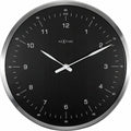 Wall Clock Nextime Black Metal (Refurbished A)