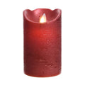 LED Candle Lumineo Red Ø 7,5 X 12,5 CM (AA)