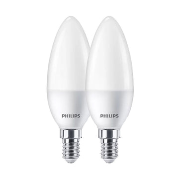 Candle Light Bulb Philips E 7 W E14 806 lm Ø 3,8 x 11,4 cm 2 Units (4000 K)
