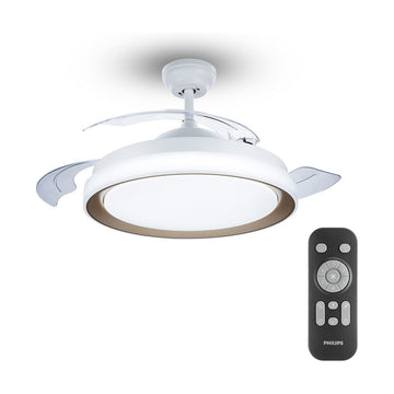 Ceiling Fan with Light Philips Atlas Golden 35 W 28 W 4500 Lm (2700 K)