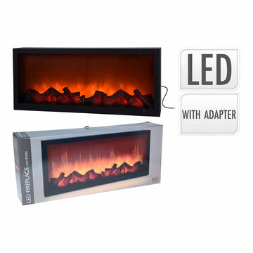 Decorative Electric Chimney Breast BASIC & CO Black 1,5 W 57 x 10 x 25 cm