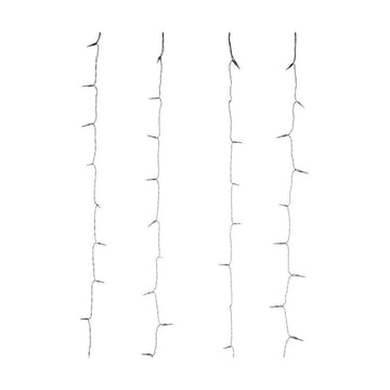 LED Curtain Lights H&S 2,7 W Warm light Soft green 5 m 2 x 1 m 1 x 2 m Yellow