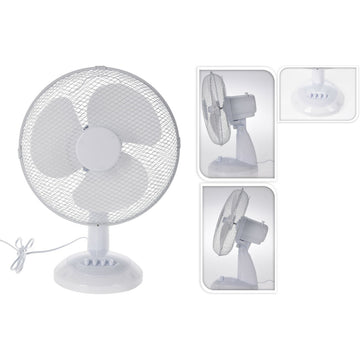 Table Fan Excellent Electrics EL9000160 White