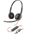 Headphones with Microphone Poly 8X2J9A6 Black