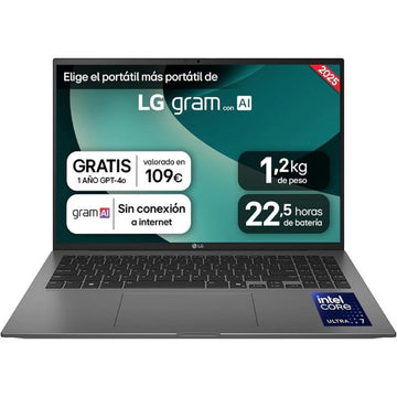Laptop LG 16ZD90T-G.AX78B 16" intel core ultra 7 255H 16 GB RAM 1 TB SSD