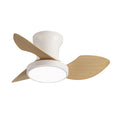 Ceiling Fan with Light Romimex White Natural