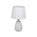 Desk lamp Romimex White Ceramic 9 x 27 x 9 cm