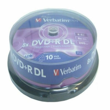 DVD-R Verbatim8,5 GB 8x 10 pcs 10 Units 8,5 GB 8x (10 Units)