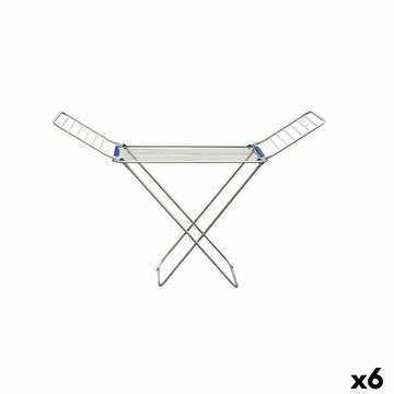 Folding clothes line Confortime Aluminium 132 X 55 X 4 CM (6 Units)