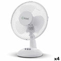 Table Fan Kiwi White Ø 27 cm 21W (4 Units)