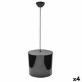 Ceiling Light Black 30,5 x 26,5 x 30,5 cm (4 Units)