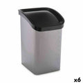 Rubbish bin 23 L Tipper truck Dark grey Plastic (6 Units)