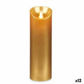 LED Candle Acorde L-Y8025-YBH-O Golden 8 x 8 x 25 cm (12 Units)