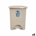 Pedal bin Beige Plastic 10 L (8 Units)