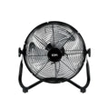 Floor Fan EDM industrial Black 45 W Ø 30 x 41 cm