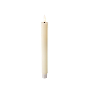 LED Candle Lumineo Beige Ø 2,2 x 24,5 cm (AAA)