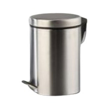 Pedal bin Stainless steel Circular 14 L