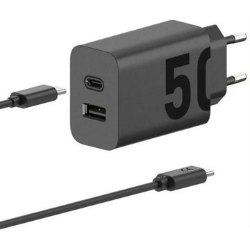 Wall Charger Motorola Turbo Power Black 50 W