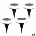 Set of solar garden lights Aktive 4 Pieces ABS 10,5 x 12,5 x 10,5 cm (6 Units)