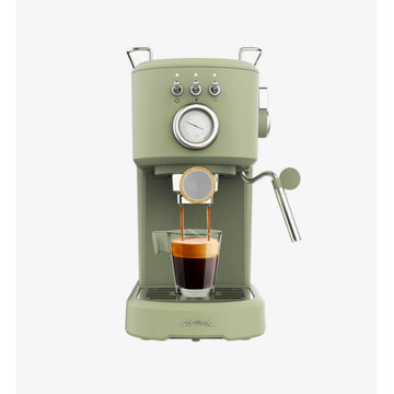 Express Coffee Machine Cecotec Power Espresso 20 Retro 1100 W 20 bar 1,25 L Green