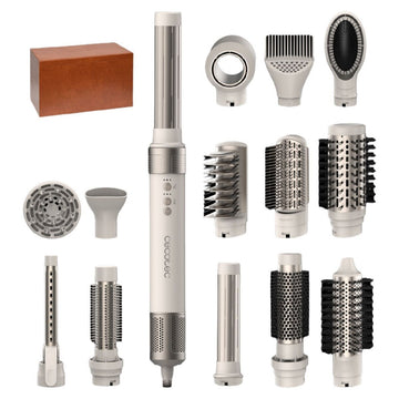 Styling Brush Cecotec CeramicCare 14in1 AirGlam 1200 W 1400 W Champagne Ceramic