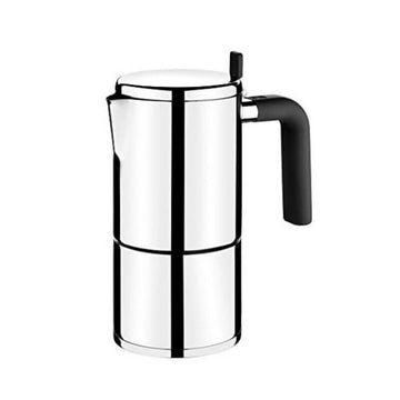 Italienische Kaffeekanne BRA Bali A170402 Edelstahl (6 Tassen) (0,3 L)