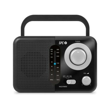 Radio AM/FM SPC Internet 4590N VALDI Black 0,8 W