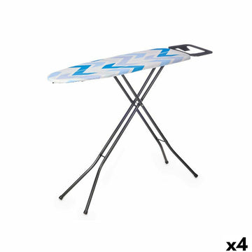Ironing board Kipit 18359-02 CB-220 Blue White Polyester Cotton (4 Units)
