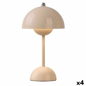 Desk lamp Gift Decor Beige 1,5 W Mushroom (4 Units)