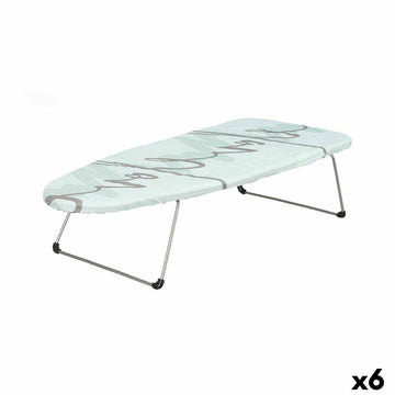 Ironing board Kipit Love Blue Black Cloth Plastic Tablecloth (6 Units)