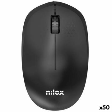 Wireless Mouse Nilox Black 1000 dpi (50 Units)
