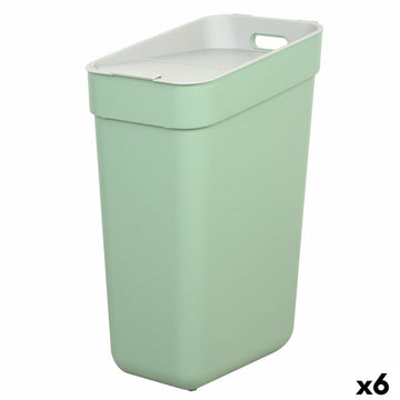 Waste bin Curver Green Plastic 30 L (6 Units)