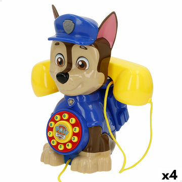 Toy telephone The Paw Patrol 16 X 18 X 11 CM (4 Units)