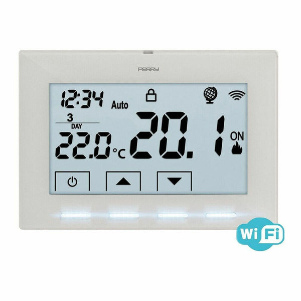 Timer Thermostat for Air Conditioning Perry 1tx cr029 Wi-Fi White